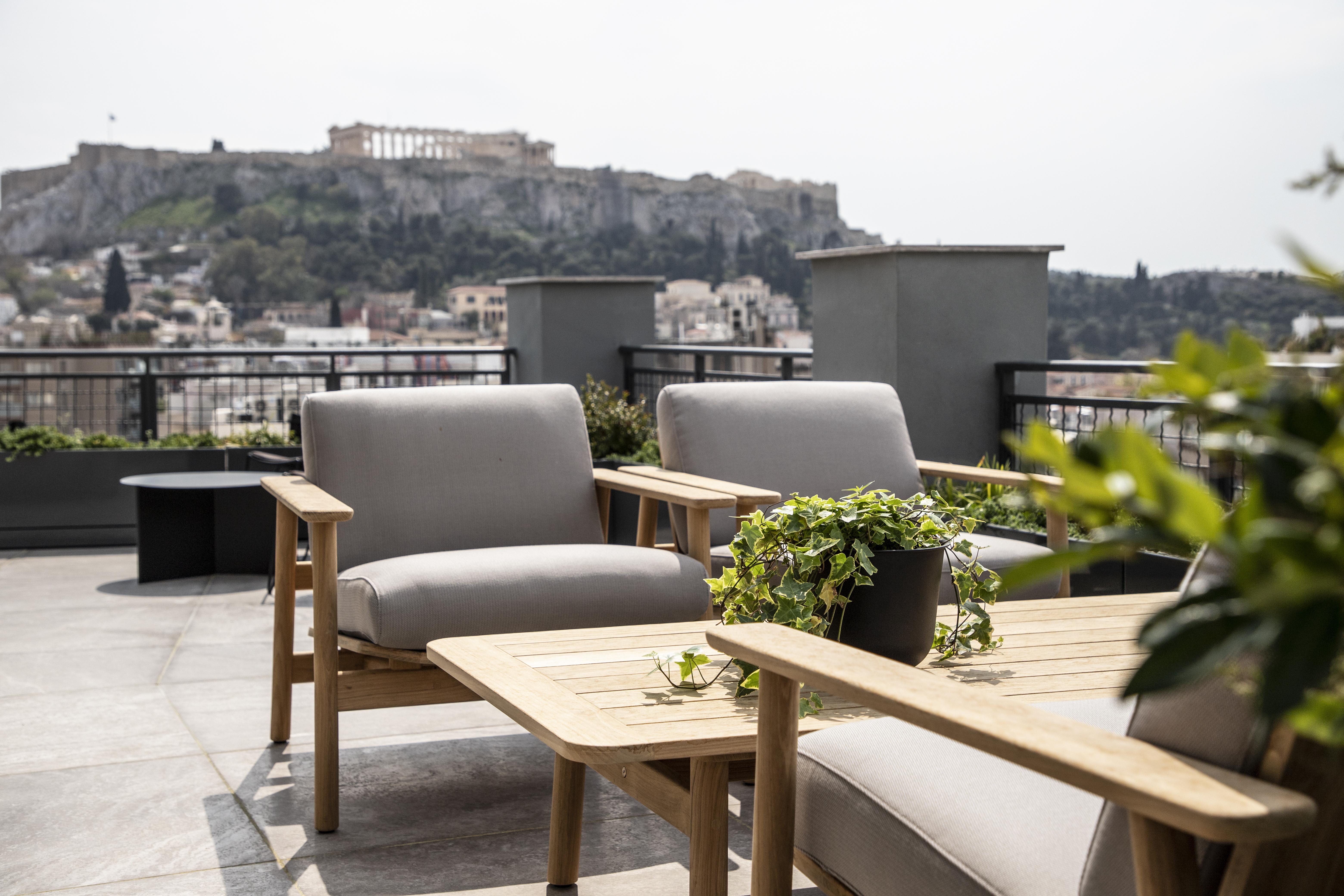 Perianth Hotel Афіни Екстер'єр фото The view from the rooftop